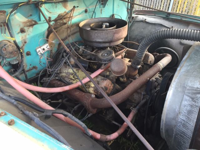 1955 Yellow Ford F-100 Cab & Chassis