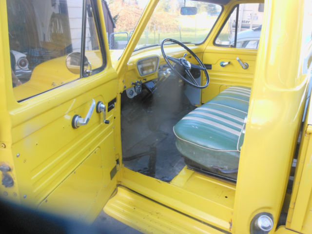1955 yellow Ford F-100 f-100
