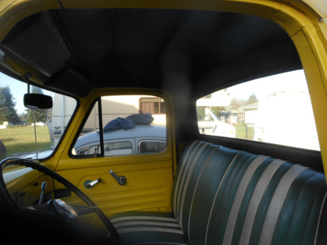 1955 yellow Ford F-100 f-100