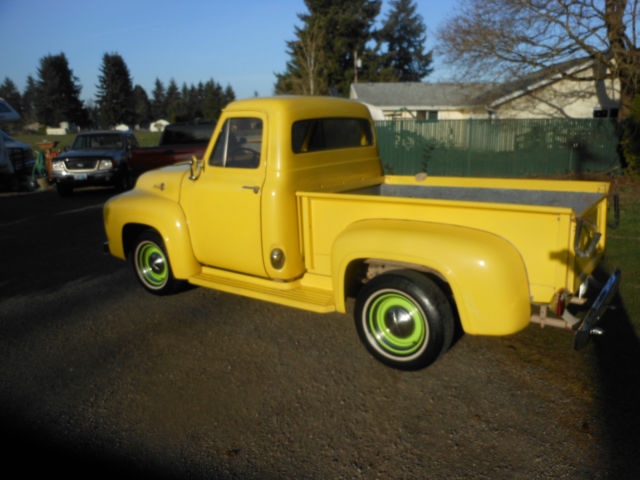 1955 yellow Ford F-100 f-100