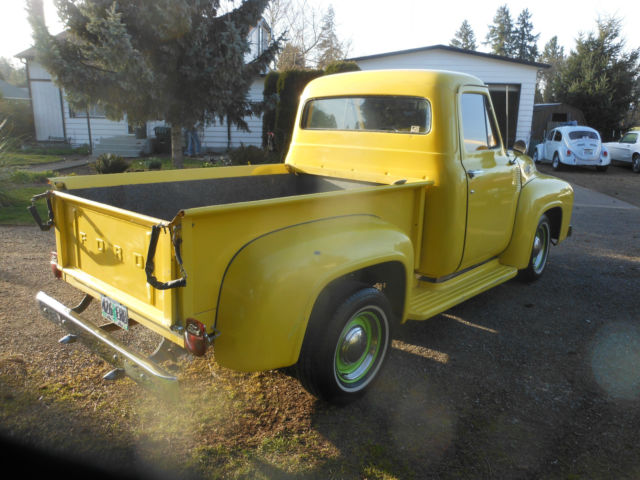 1955 yellow Ford F-100 f-100