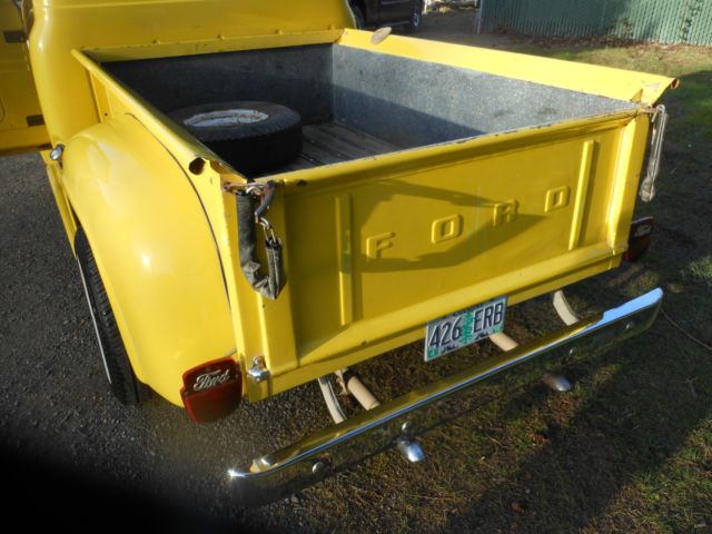 1955 yellow Ford F-100 f-100