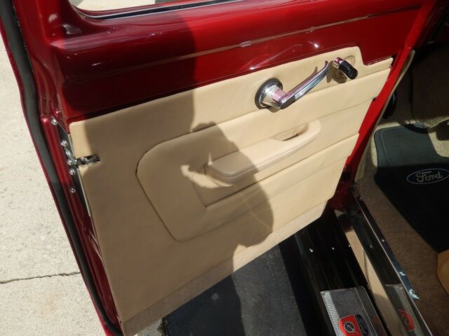 1955 Red Ford F-100 Standard Cab Pickup