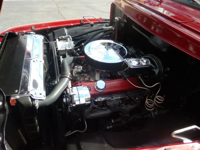 1955 Red Ford F-100 Standard Cab Pickup