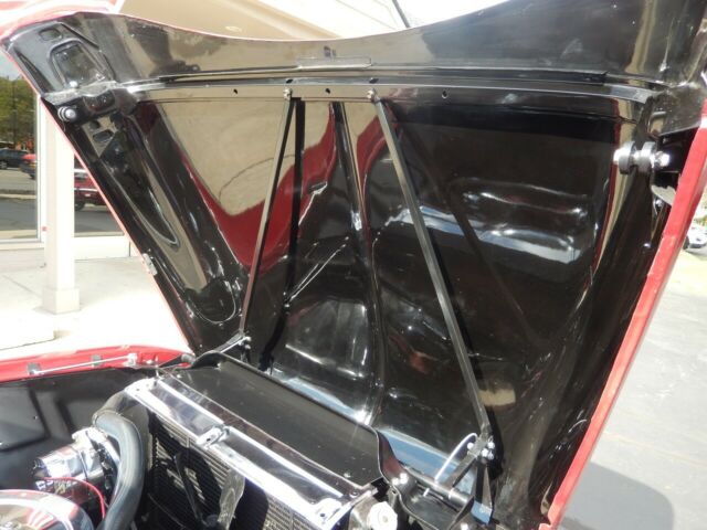 1955 Red Ford F-100 Standard Cab Pickup