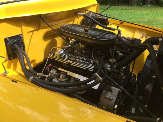 1955 John Deere Yellow Ford F-100 Pickup