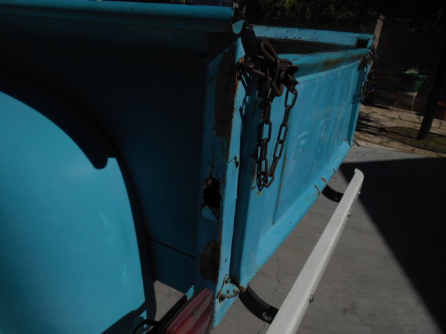 1955 Blue Ford F-100 TRUCK SIGLECAB