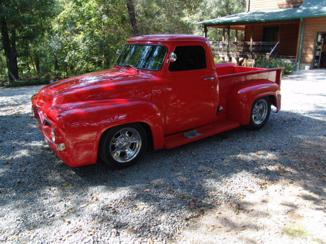 1955 RED Ford F-100 Pick Up