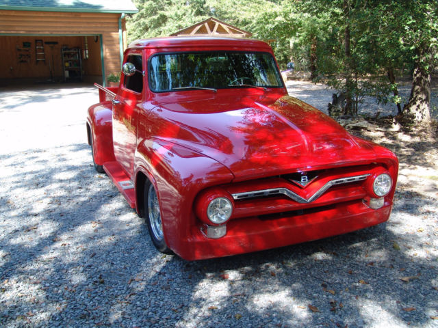 1955 RED Ford F-100 Pick Up