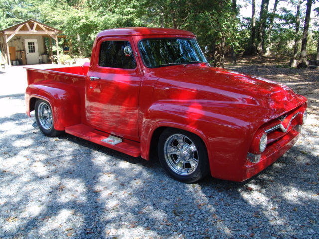 1955 RED Ford F-100 Pick Up