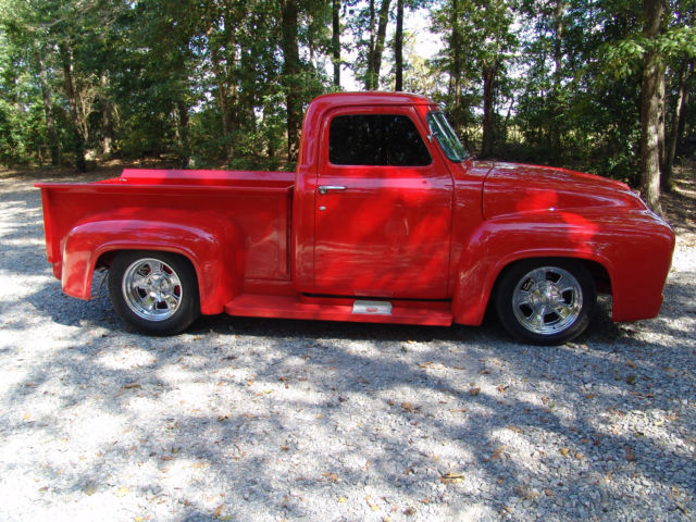 1955 RED Ford F-100 Pick Up