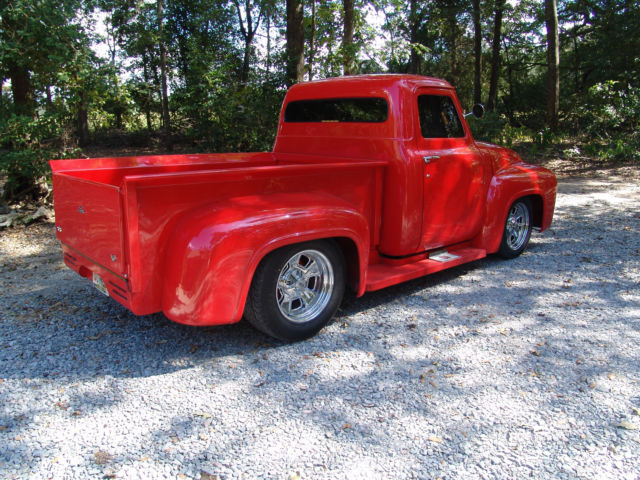 1955 RED Ford F-100 Pick Up