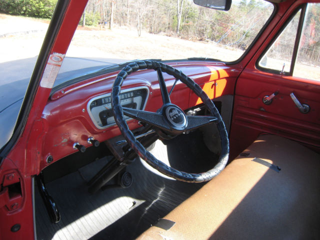 1955 Black Ford F-100 Standard Cab Pickup