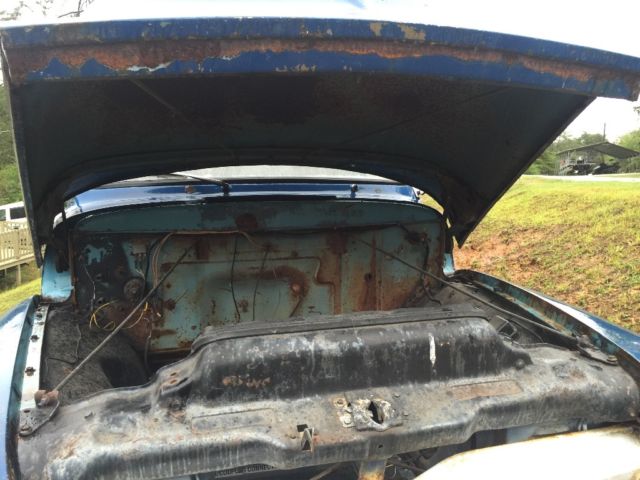 1955 Black Ford F-100 Standard Cab Pickup