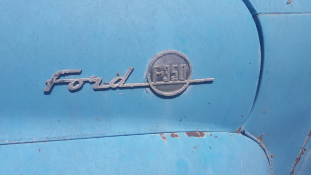 1955 Blue Ford F-350 truck