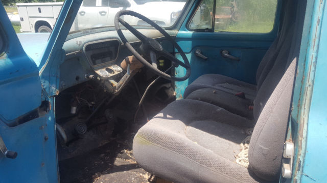 1955 Blue Ford F-350 truck