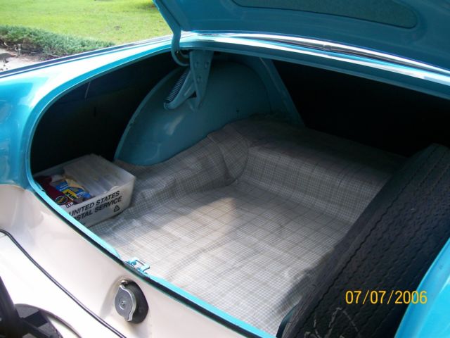 1955 PEACOCK BLUE & COLONIAL WHITE Ford Fairlane Sedan
