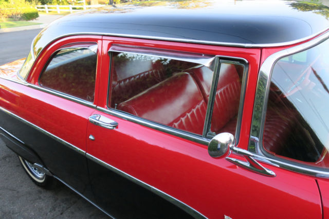 1955 Red Ford Fairlane Coupe