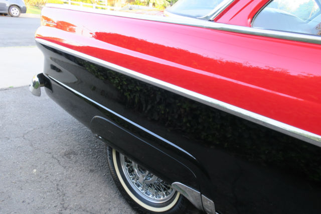 1955 Red Ford Fairlane Coupe