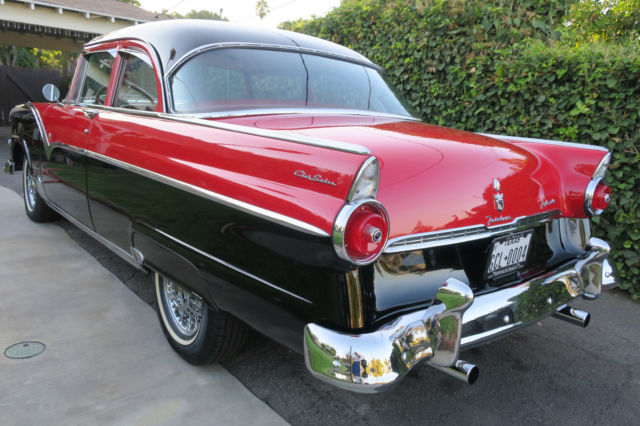 1955 Red Ford Fairlane Coupe