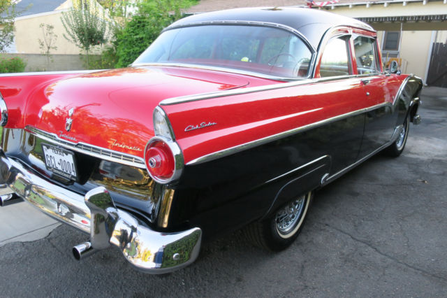 1955 Red Ford Fairlane Coupe