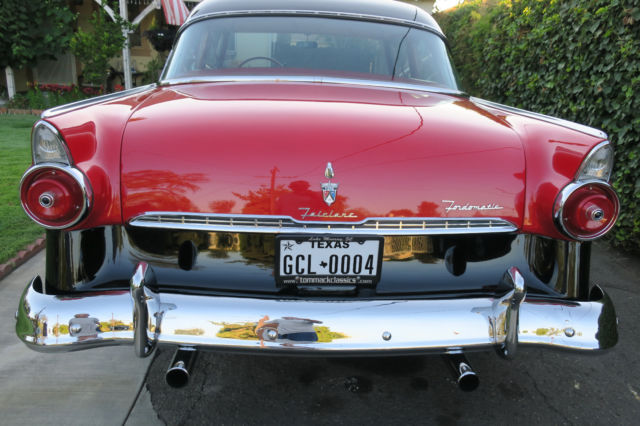 1955 Red Ford Fairlane Coupe