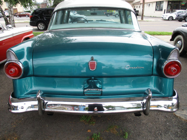 1955 Teal Ford Fairlane Sedan