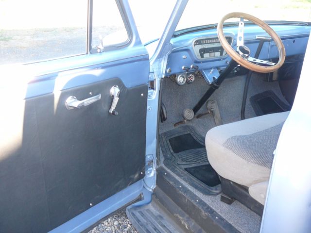 1955 Blue Ford F-100 Standard Cab Pickup