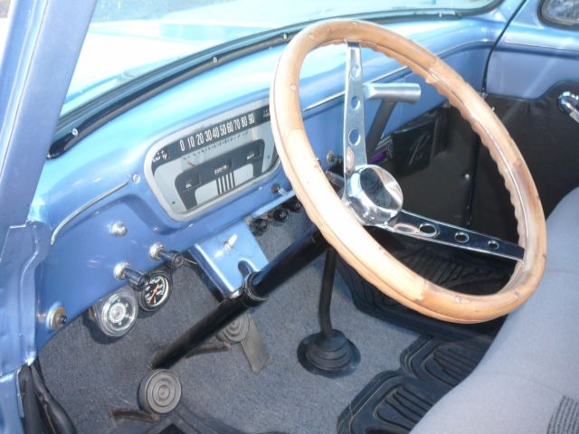 1955 Blue Ford F-100 Standard Cab Pickup