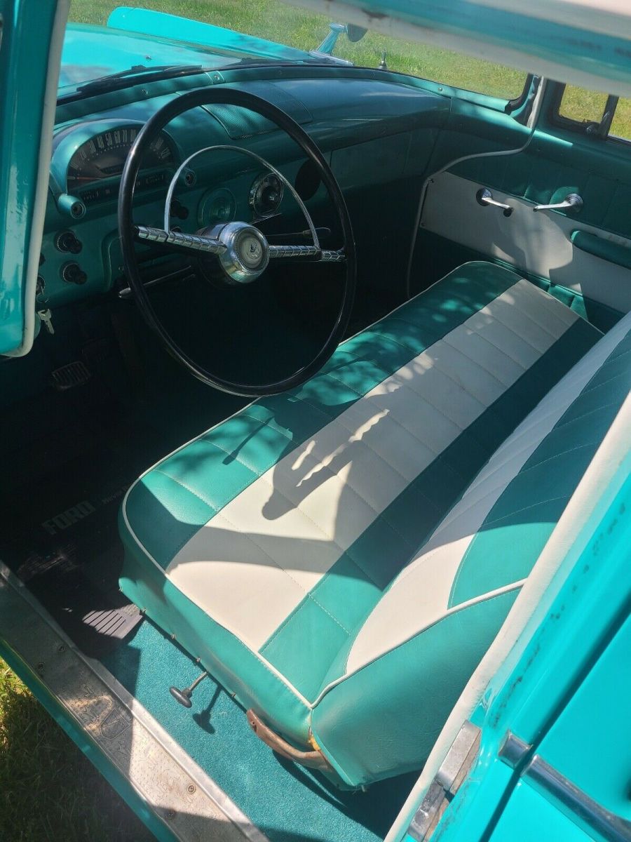 1955 Blue Ford sedan Sedan