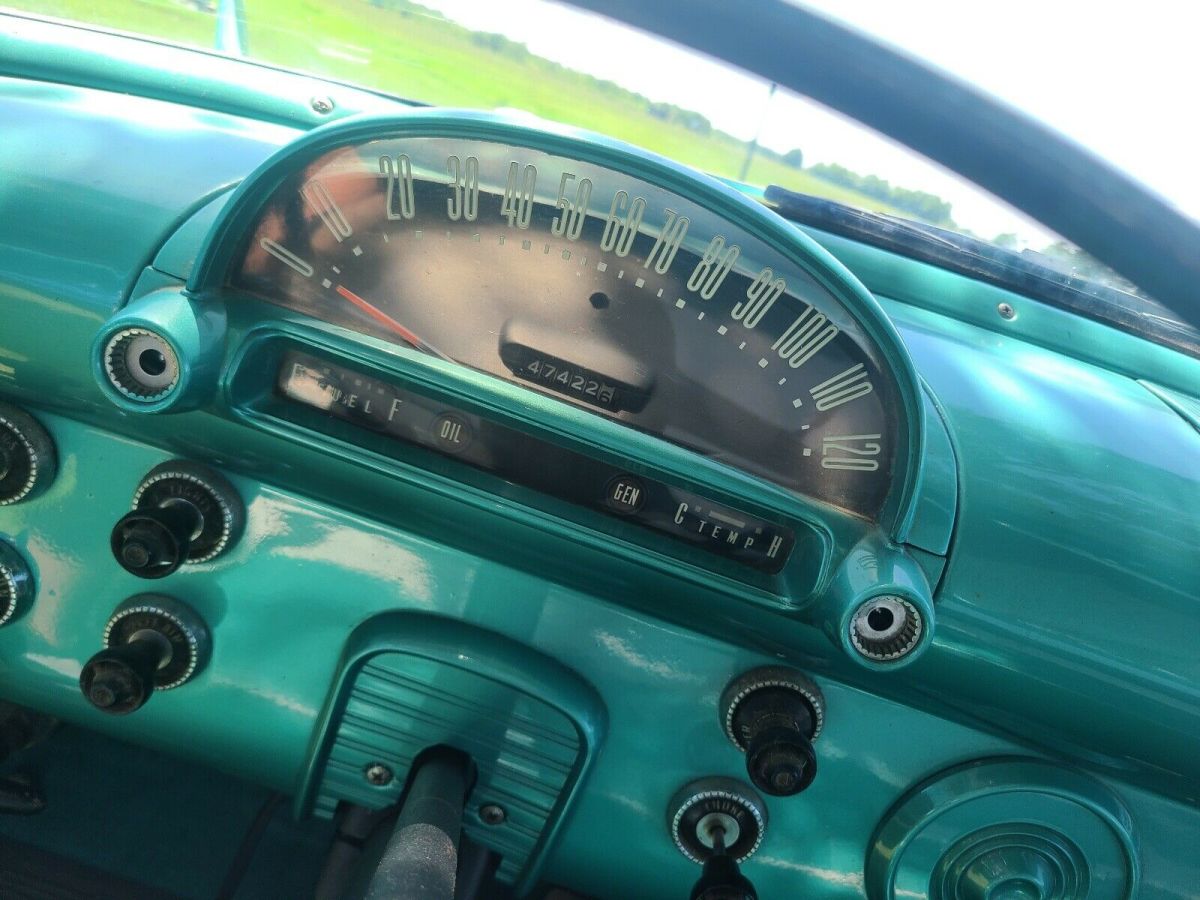 1955 Blue Ford sedan Sedan