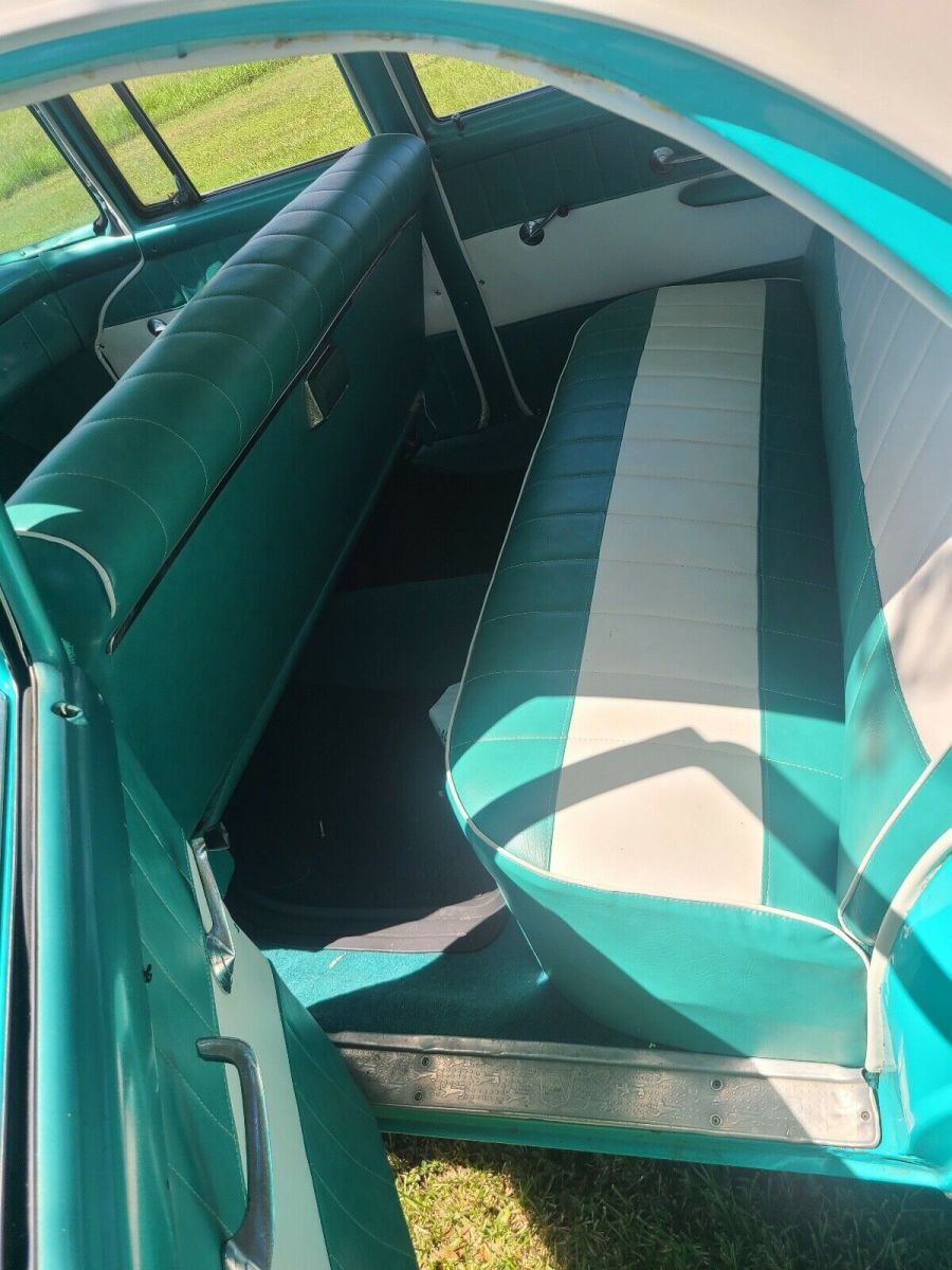 1955 Blue Ford sedan Sedan