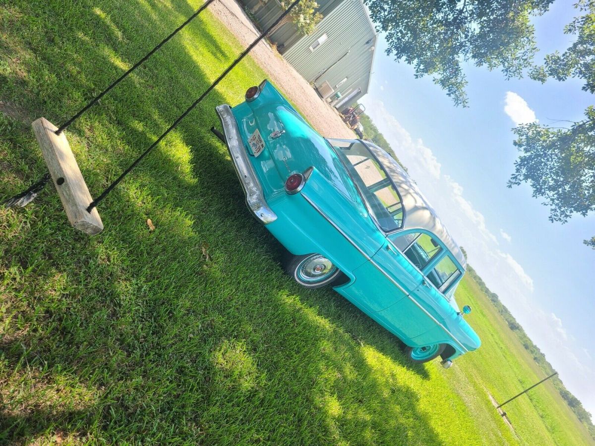 1955 Blue Ford sedan Sedan