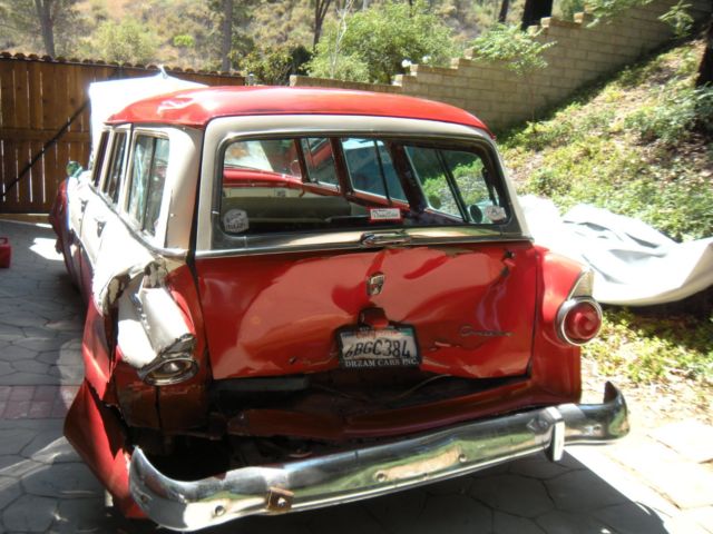 1955 RED & WHITE Ford Fairlane Wagon