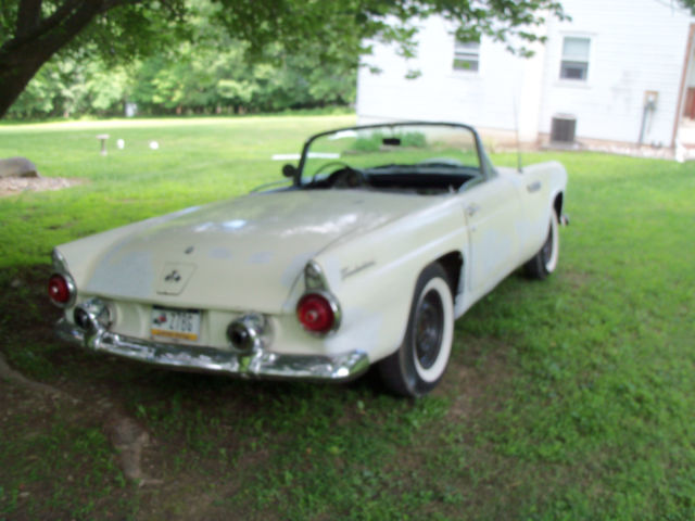1955 white Ford Other Convertible
