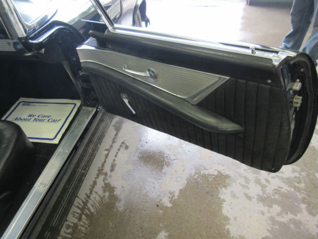 1955 Black Ford Thunderbird Convertible