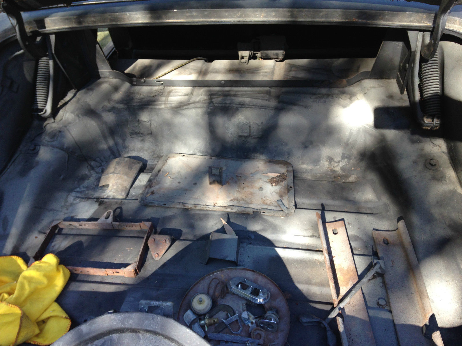 1955 Black Ford Thunderbird Convertible