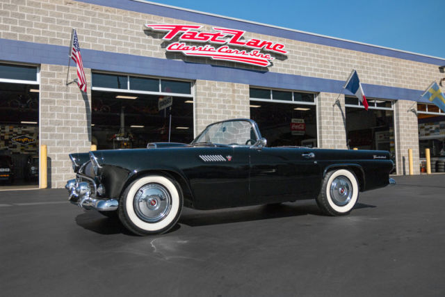 1955 Black Ford Thunderbird Convertible