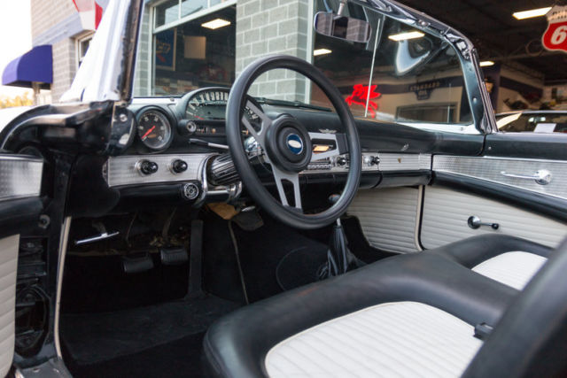 1955 Black Ford Thunderbird Convertible