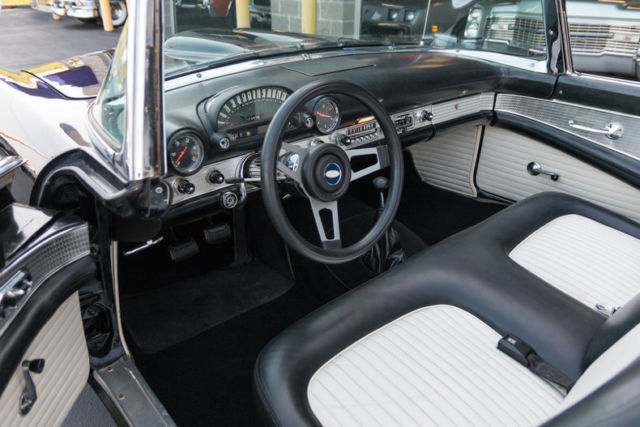 1955 Black Ford Thunderbird Convertible