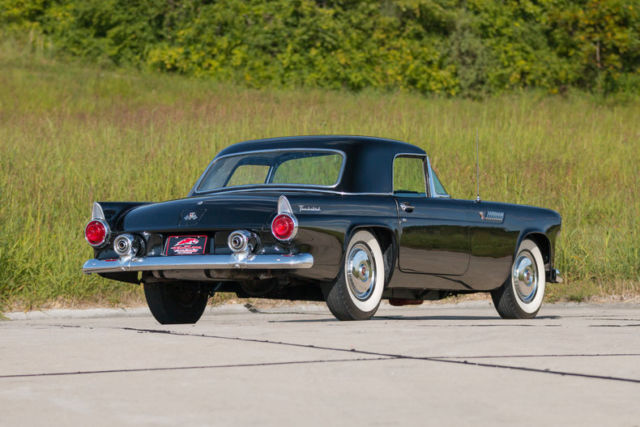 1955 Black Ford Thunderbird Convertible