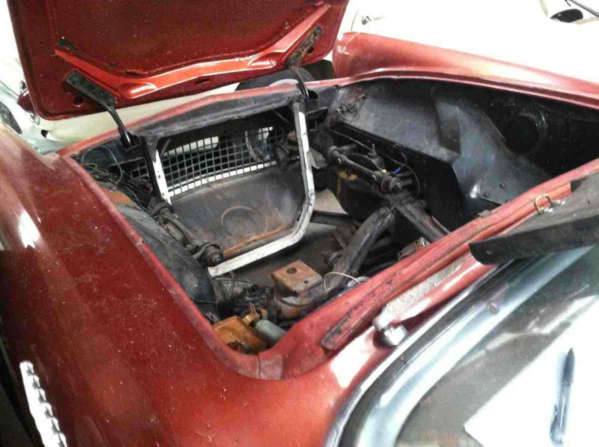 1955 Orange Ford Thunderbird 4.9 Convertible