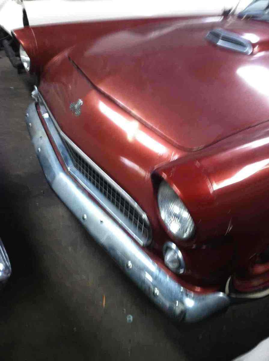 1955 Orange Ford Thunderbird 4.9 Convertible