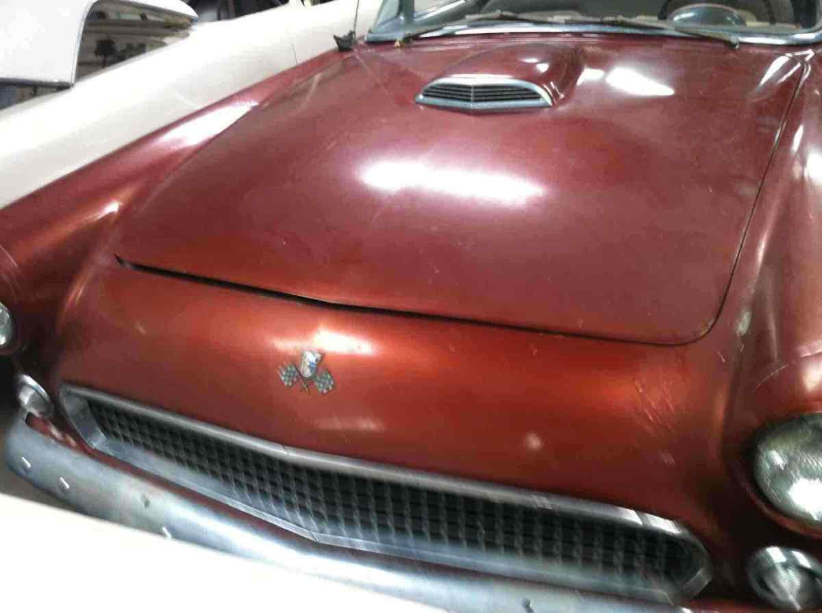 1955 Orange Ford Thunderbird 4.9 Convertible