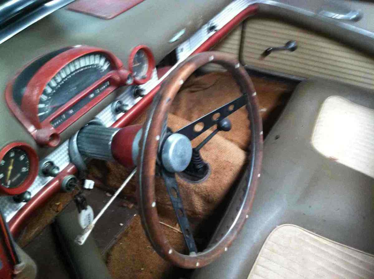 1955 Orange Ford Thunderbird 4.9 Convertible