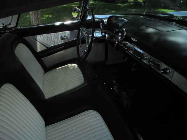 1955 Black Ford Thunderbird Convertible