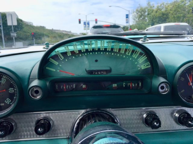 1955 LIGHT BLUE Ford Thunderbird Convertible