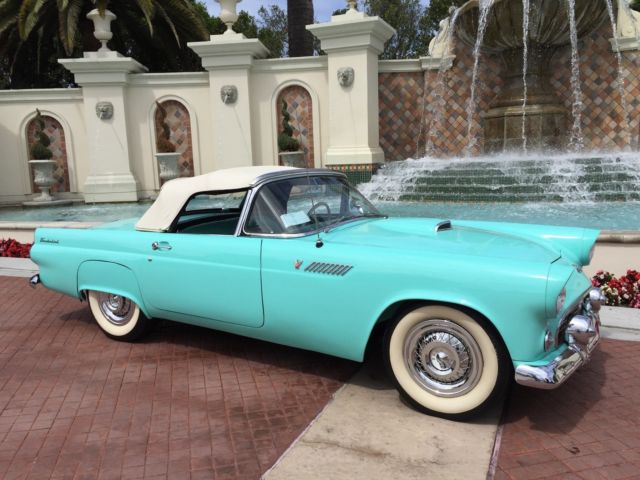 1955 LIGHT BLUE Ford Thunderbird Convertible