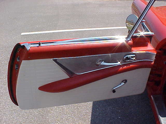 1955 Red Ford Thunderbird Convertible