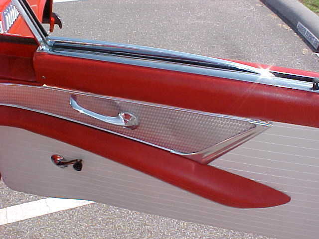 1955 Red Ford Thunderbird Convertible